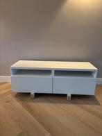 Ikea Besta TV Meubel 120cm wit - Hexagon Frontjes, Huis en Inrichting, Ophalen, Kunststof, Gebruikt, 100 tot 150 cm
