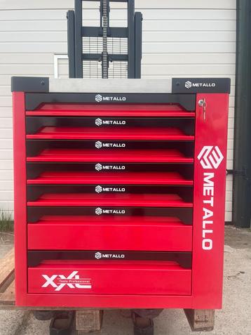 Metallo XXL Gereedschapswagen 7 lades vol super  gereedschap beschikbaar voor biedingen