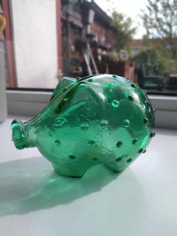 Vintage 60's glazen spaarvarken Holmegaard beschikbaar voor biedingen
