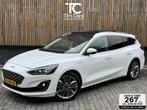 Ford Focus Wagon 1.5 EcoBoost Vignale Automaat | Panoramadak, Auto's, Ford, Euro 6, 150 pk, Wit, 3 cilinders