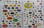 Fruitstickers (ruim 9x A4 vol) periode 2002-2004, Verzamelen, Stickers, Overige typen, Ophalen of Verzenden, Zo goed als nieuw