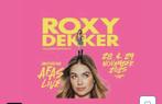 Gevraagd kaarten voor de middagshow roxy dekker, Tickets en Kaartjes, Concerten | Overige, Twee personen