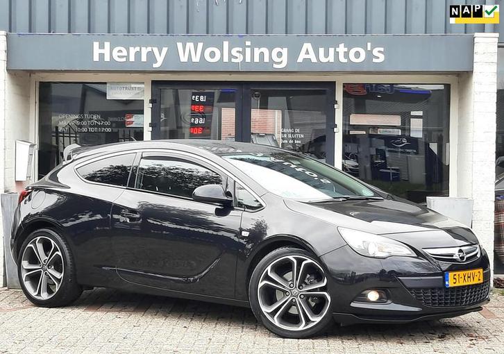 Opel Astra GTC 1.4 Turbo Sport 140 PK Leder Navi Pdc, Auto's, Opel, Bedrijf, Te koop, Astra, ABS, Airbags, Airconditioning, Boordcomputer