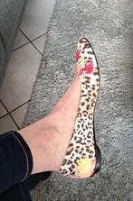 Roberto D'Angelo leren luipaard print instapper mt 39 42191, Bruin, ., Roberto d'Angelo, .