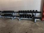 Nieuwste type Hammer Strength Dumbells 2 t/m 28kg + Rekken, Ophalen, Zo goed als nieuw, Dumbbell