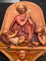 Vintage Madonna met Kinderen Relief, Antiek en Kunst, Antiek | Religie, Ophalen of Verzenden