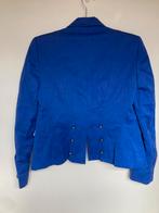 Pauw Amsterdam blauwe blazer met rugsplit maat 2/M, Maat 38/40 (M), INFO@PAUW.COM, Europaplein 37 1078 GV AMSTERDAM, Blauw