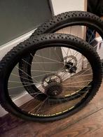 29inch cube wielen+schijf met nieuwe banden, Fietsen en Brommers, Fietsonderdelen, Ophalen of Verzenden, Zo goed als nieuw, Mountainbike
