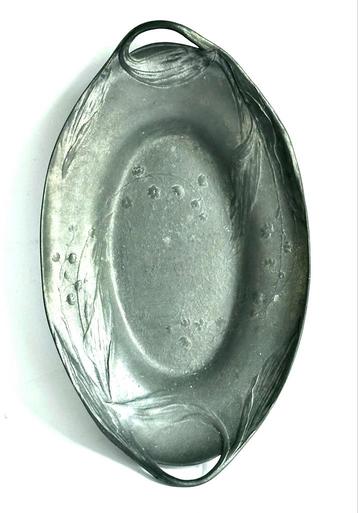 Jugendstil Kayserzinn Tinnen Schaal beschikbaar voor biedingen