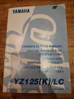 Werkplaatshandboek Yamaha YZ125 - 1998, Ophalen of Verzenden