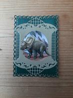 Stans kaart opleg met 3d plaatje dinosaurus, Ophalen of Verzenden, Nieuw, Overige thema's