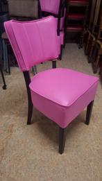 10 nieuwe mirjam lisa horeca PINK met piping rock 'and roll!, Huis en Inrichting, Stoelen, Ophalen of Verzenden, Nieuw, Leer, Vijf, Zes of meer stoelen