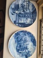 Set van 6 Echt Delft Blauw Borden, Ophalen of Verzenden