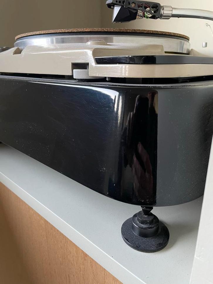 Plinth voor Thorens TD124, Audio, Tv en Foto, Platenspelers, Gebruikt, Platenspeler-onderdeel, Thorens, Ophalen of Verzenden