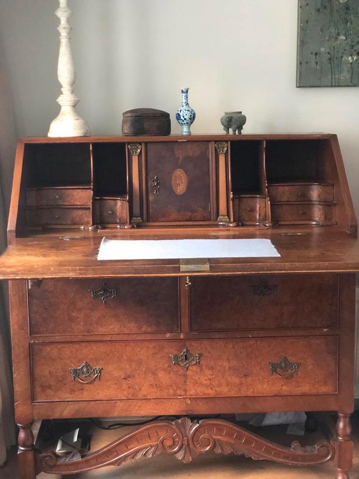 Beeldig Secretaire Bureau, Antiek en Kunst, Antiek | Meubels | Kasten, Ophalen