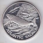 USA, Atlantic Salmon, 2 Troy Ounce zilver, Postzegels en Munten, Edelmetalen en Baren, Ophalen of Verzenden, Zilver