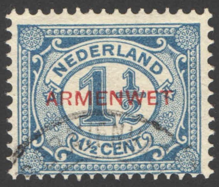 Nederland Dienst 8 gestempeld Armenwet 1913, Postzegels en Munten, Postzegels | Nederland, Gestempeld, T/m 1940, Verzenden