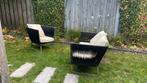 Tuinsetje met bankje en stoel, Tuin en Terras, Tuinsets en Loungesets, Ophalen, Kunststof, Gebruikt, 3 zitplaatsen