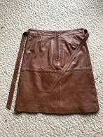 Bruin leren rok, Kleding | Dames, Rokken, Maat 38/40 (M), Summum Woman, Bruin, Nieuw