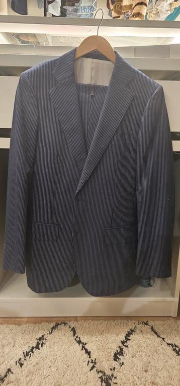 Suit supply navy pure wool 48 pak 2 delig
