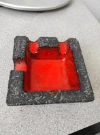 Vintage Asbak - Rood/Zwart, Antiek en Kunst, Ophalen of Verzenden