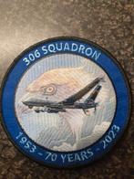 PATCH 306 SQUADRON 1953 - 70 YEARS - 2023 KLU VLB LW RNLAF, Verzamelen, Ophalen of Verzenden, Nieuw, Patch, Badge of Embleem
