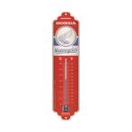 Honda Motorcycles logo vintage reclame thermometer metaal, Verzamelen, Ophalen of Verzenden, Nieuw, Auto's