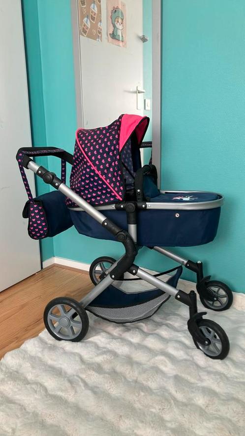 Grote poppenwagen, Kinderen en Baby's, Speelgoed | Poppen, Gebruikt, Babypop, Ophalen