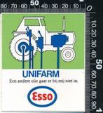 Sticker: Esso - Unifarm, Ophalen of Verzenden, Zo goed als nieuw, Bedrijf of Vereniging