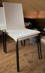 6 Witte Eettafel Stoelen - Zo Goed Als Nieuw, Ophalen, Wit, Zo goed als nieuw, Vijf, Zes of meer stoelen