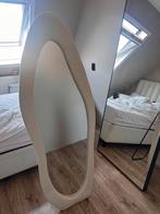 Velvet gestoffeerd, Huis en Inrichting, Woonaccessoires | Spiegels, Ophalen, Zo goed als nieuw, Rechthoekig, Minder dan 100 cm