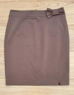 Cristina Gavioli prachtige rok taupekleurig,afneembare strik, Maat 38/40 (M), Bruin, Nieuw, Ophalen of Verzenden