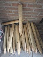 Palissadepaaltjes 6x60cm (23stuks), Tuin en Terras, Palen, Balken en Planken, Ophalen of Verzenden, Nieuw, Minder dan 180 cm, Palen