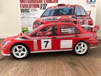 Tamiya TB01 Mitsubishi Lancer EVO 7 rc auto, Ophalen of Verzenden, Zo goed als nieuw