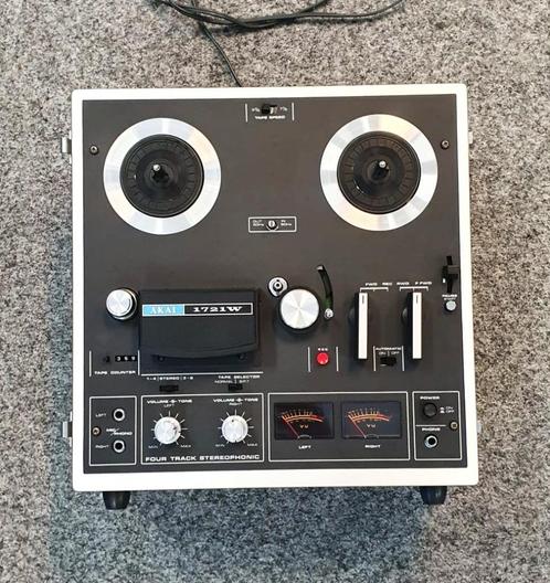 Akai 1721W bandrecorder incl service beurt., Audio, Tv en Foto, Bandrecorders, Ophalen of Verzenden