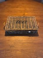 Riviera Maison Rattan Theedoos, Ophalen of Verzenden, Zo goed als nieuw, Bord