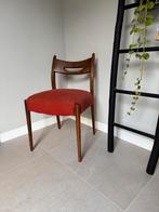 4 eetkamerstoelen (Vintage/Scandinavisch/jaren60), Huis en Inrichting, Stoelen, Ophalen, Hout, Gebruikt, Vier