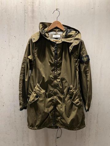 Stone Island Garment Dyed Performance Tela Fishtail Parka