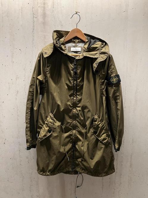 Stone Island Garment Dyed Performance Tela Fishtail Parka, Kleding | Heren, Jassen | Zomer, Zo goed als nieuw, Maat 46 (S) of kleiner