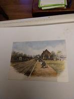 RIEN. POORTVLIET.    TREIN OP STATION, Ophalen of Verzenden