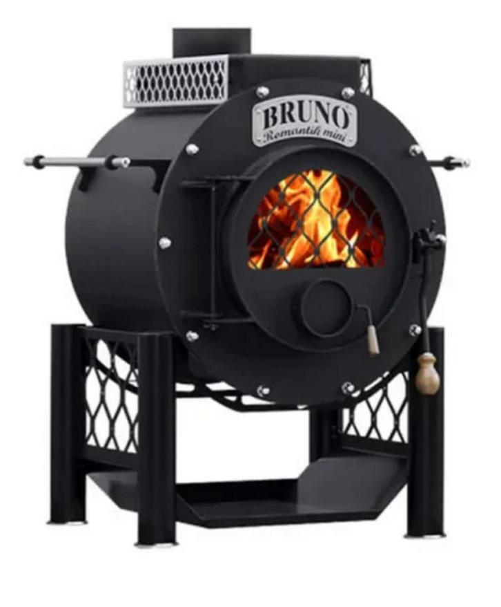 Houtkachel Bruno Romantik Mini 9 kW, Nieuw. Stralingswarmte, Huis en Inrichting, Kachels, Nieuw, Vrijstaand, Houtkachel, Hout