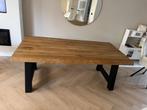Eikenhouten Eettafel 200x100 (Woonexpress), Huis en Inrichting, Tafels | Eettafels, Ophalen, Gebruikt, Eikenhout, 200 cm of meer