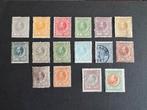 Suriname 1873-1889 Koning Willem III NVPH nr 1-15 ongest/gst, Postzegels en Munten, Postzegels | Suriname, Verzenden