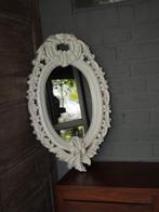 Brocante ovale kleine spiegel, Huis en Inrichting, Woonaccessoires | Spiegels, Minder dan 50 cm, Gebruikt, Ophalen of Verzenden