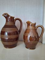 Twee oude brocante Franse gres kannen, Ophalen of Verzenden