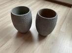 Betonnen bloempotten, Gebruikt, Rond, Ophalen of Verzenden, Minder dan 25 cm