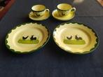 Zeller servies kip en haan ontbijtsetje, Antiek en Kunst, Ophalen of Verzenden