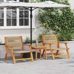 Tuinmeubelen 2 pcs Beige 78 x 67 x 73cm, Venlo, Info@bargains-by-dj.nl, Nieuw, Ophalen of Verzenden