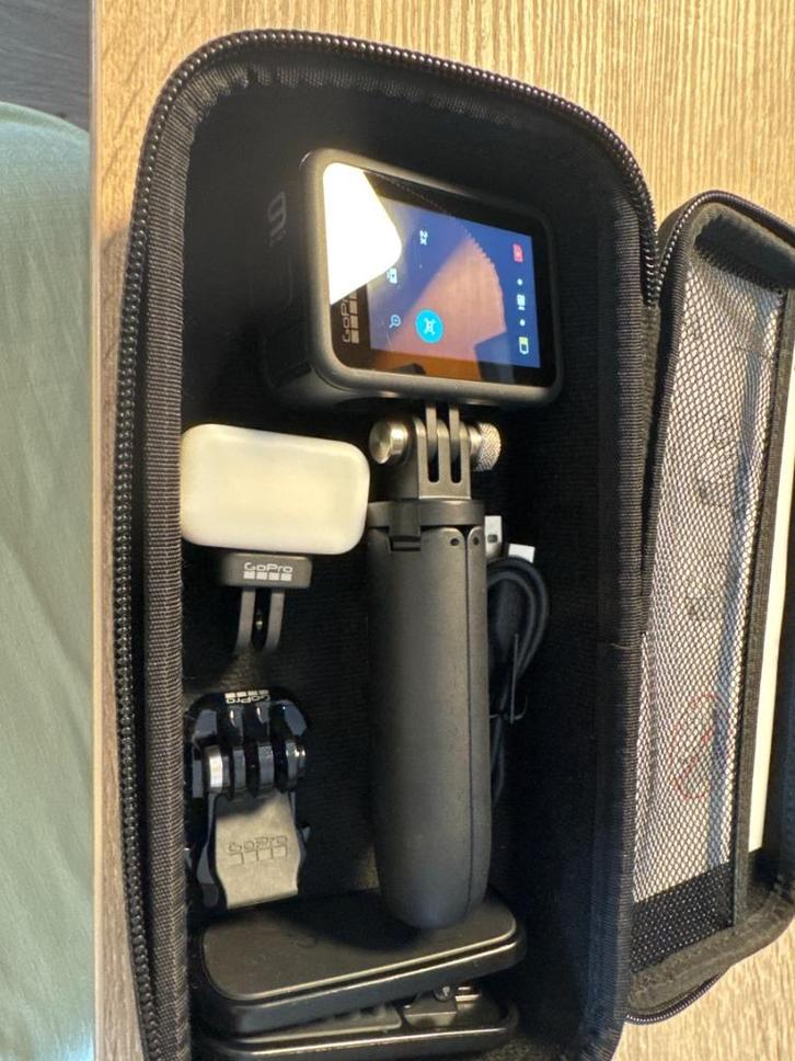 GoPro HERO9 Black – Bijna Niet Gebruikt – Compleet, Audio, Tv en Foto, Actiecamera's, Zo goed als nieuw, GoPro, Verzenden