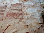 Vintage antieke proeflapjes, Antiek en Kunst, Antiek | Kleden en Textiel, Ophalen of Verzenden